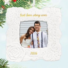 Load image into Gallery viewer, Best Love Story Ever 2026 Photo Frame Porcelain Ornament

