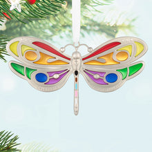 Load image into Gallery viewer, Rainbow Dragonfly Keepsake Ornament
