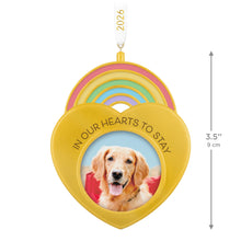 Load image into Gallery viewer, Rainbow Heart Picture Frame Keepsake Ornament
