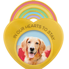 Load image into Gallery viewer, Rainbow Heart Picture Frame Keepsake Ornament
