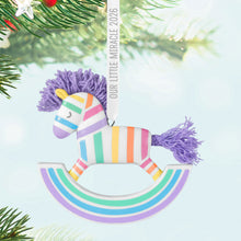 Load image into Gallery viewer, Our Little Miracle 2026 Porcelain and Fabric Ornament
