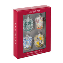 Load image into Gallery viewer, Harry Potter™ Hogwarts™ House Crest Metal Ornaments, Set of 4
