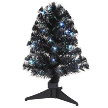 Load image into Gallery viewer, Mini ShowToppers Black Christmas Tree With Light, 17&quot;
