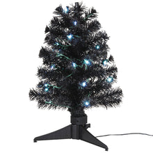 Load image into Gallery viewer, Mini ShowToppers Black Christmas Tree With Light, 17&quot;
