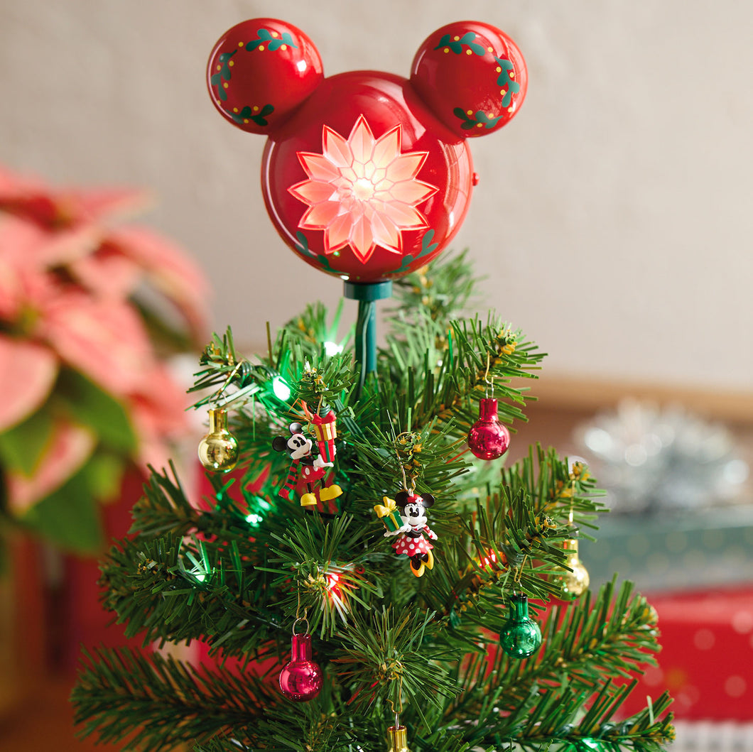 Mini Disney Mickey Mouse ShowToppers Musical Tree Topper With Light, 3.7