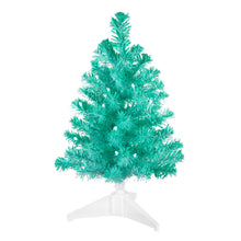 Load image into Gallery viewer, Miniature Mint Green Pre-Lit Christmas Tree, 18.75&quot;
