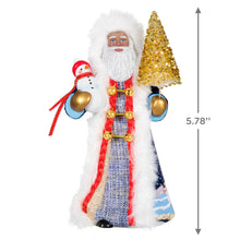 Load image into Gallery viewer, Black Father Christmas Ornament

