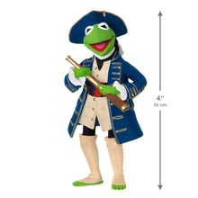 Load image into Gallery viewer, Disney Muppet Treasure Island 30th Anniversary Kermit as Captain Smollett Ornament
