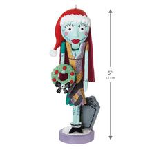 Load image into Gallery viewer, Disney Tim Burton's The Nightmare Before Christmas Festive Sally Nutcracker Ornament
