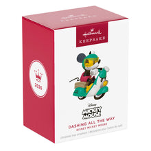 Load image into Gallery viewer, Disney Mickey Mouse Dashing All the Way Ornament
