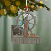 Load image into Gallery viewer, Disney Pirates of the Caribbean Collection Helmsman Skeleton Ornament With Light and Sound
