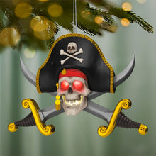 Load image into Gallery viewer, Disney Pirates of the Caribbean Collection The Talking Skull Ornament With Light and Sound
