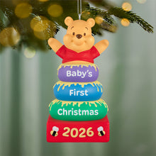 Load image into Gallery viewer, Disney Winnie the Pooh Baby's First Christmas 2026 Ornament
