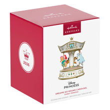 Load image into Gallery viewer, Disney Princess Dreams Go Round Musical Ornament With Light and Motion
