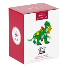 Load image into Gallery viewer, Disney/Pixar Toy Story Wrapped-Up Rex Ornament
