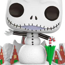 Load image into Gallery viewer, Disney Tim Burton&#39;s The Nightmare Before Christmas Jack Skellington Snowman Funko POP!® Ornament
