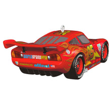 Load image into Gallery viewer, Disney/Pixar Cars 2 15th Anniversary Lightning McQueen Metal Ornament
