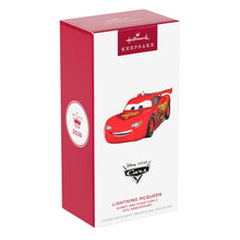 Load image into Gallery viewer, Disney/Pixar Cars 2 15th Anniversary Lightning McQueen Metal Ornament
