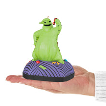Load image into Gallery viewer, Disney Tim Burton&#39;s The Nightmare Before Christmas Oogie Boogie Ornament With Sound and Motion
