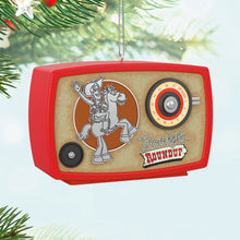 Load image into Gallery viewer, Disney/Pixar Toy Story 2 Woody&#39;s Roundup Radio Ornament With Light and Sound
