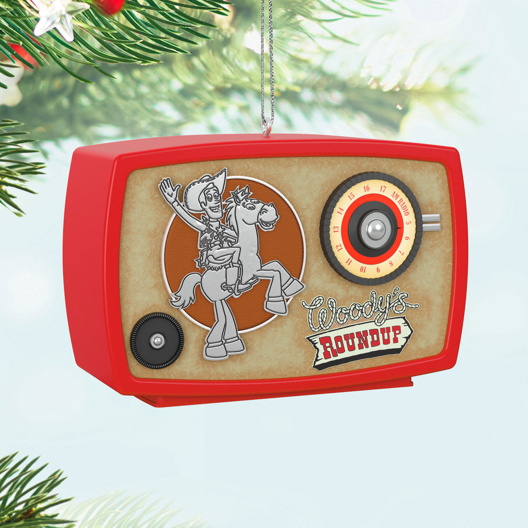 Disney/Pixar Toy Story 2 Woody's Roundup Radio Ornament With Light and Sound