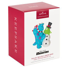 Load image into Gallery viewer, Disney/Pixar Monsters, Inc. Sulley Builds a Snow-Mike Ornament
