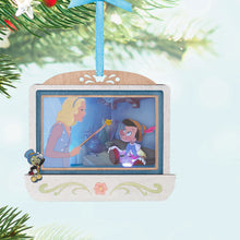 Load image into Gallery viewer, Disney Pinocchio 85th Anniversary Geppetto’s Wish Come True Papercraft Ornament With Light
