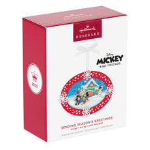 Load image into Gallery viewer, Disney Pinocchio 85th Anniversary Geppetto’s Wish Come True Papercraft Ornament With Light (Copy)
