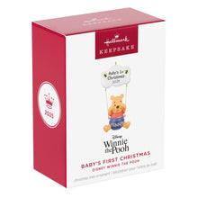 Load image into Gallery viewer, Disney Winnie the Pooh Baby&#39;s First Christmas 2025 Ornament
