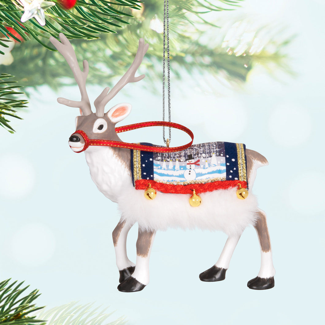 LIMITED QUANTITY - Father Christmas's Reindeer Ornament