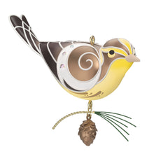 Load image into Gallery viewer, LIMITED QUANTITY -Brown and Yellow Bird Keepsake Ornament
