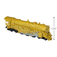 Load image into Gallery viewer, LIMITED QUANTITY - Lionel Trains Gold Locomotive Keepsake Ornament
