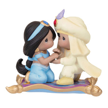 Load image into Gallery viewer, LIMITED QUANTITY -  Disney Precious Moments Aladdin and Jasmine Porcelain Ornament
