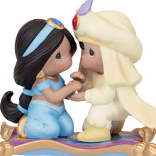 Load image into Gallery viewer, LIMITED QUANTITY -  Disney Precious Moments Aladdin and Jasmine Porcelain Ornament
