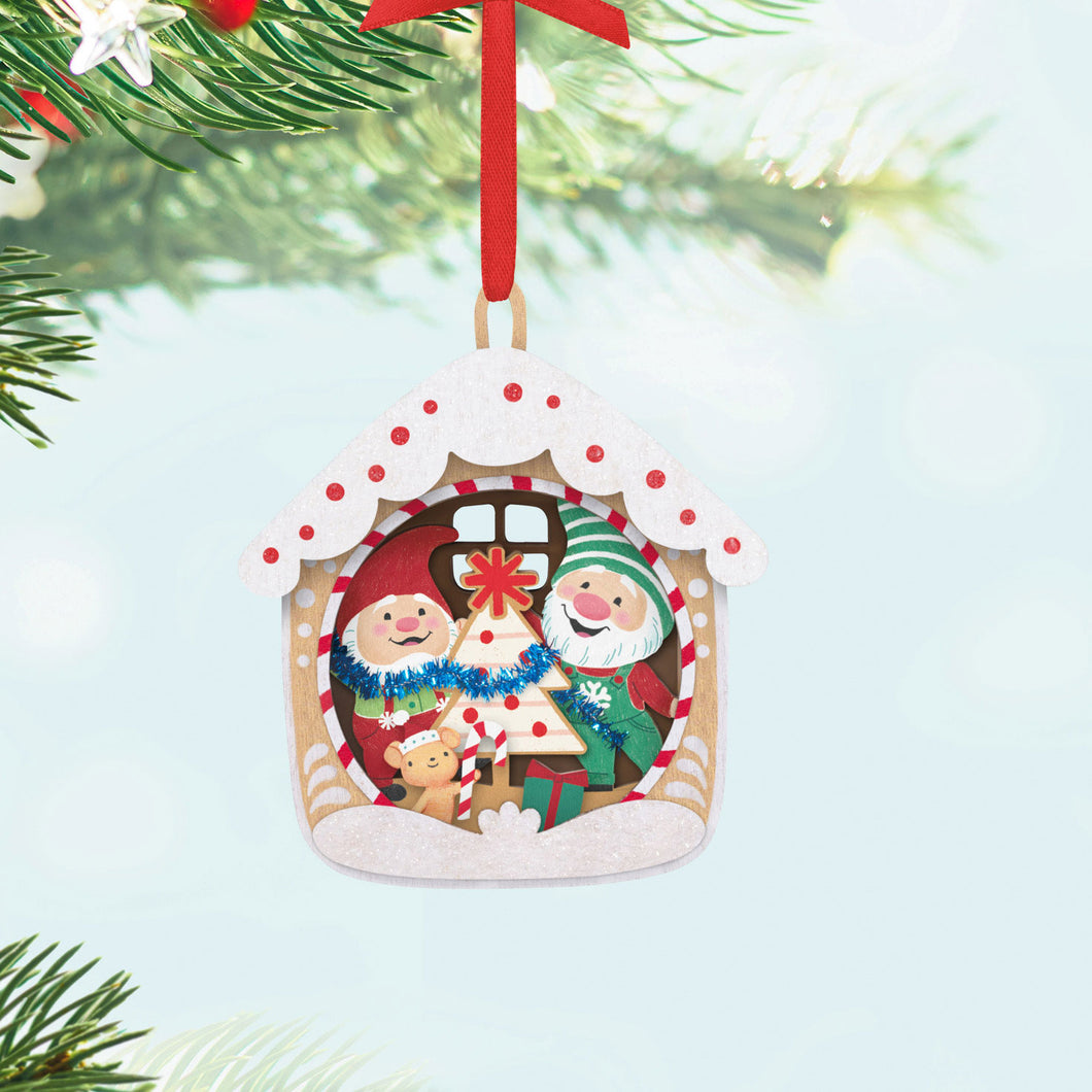 LIMITED QUANTITY - 5th Anniversary Gnome for Christmas Papercraft Ornament