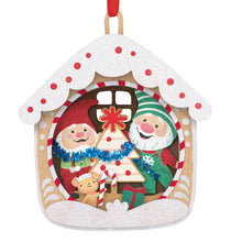 Load image into Gallery viewer, LIMITED QUANTITY - 5th Anniversary Gnome for Christmas Papercraft Ornament
