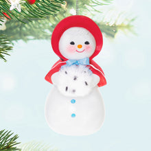Load image into Gallery viewer, LIMITED QUANTITY -Sweet Snow Girl Porcelain Ornament
