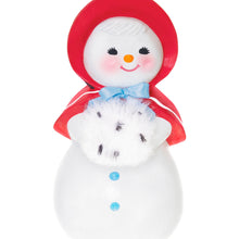 Load image into Gallery viewer, LIMITED QUANTITY -Sweet Snow Girl Porcelain Ornament
