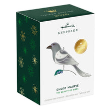 Load image into Gallery viewer, LIMITED QUANTITY - The Beauty of Birds Ghost Magpie Ornament
