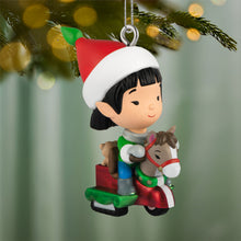 Load image into Gallery viewer, LIMITED QUANTITY - Mini Welcome to Elfville Tilly Ornament, 1"
