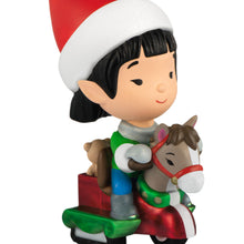 Load image into Gallery viewer, LIMITED QUANTITY - Mini Welcome to Elfville Tilly Ornament, 1"
