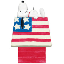 Load image into Gallery viewer, LIMITED QUANTITY - The Peanuts® Gang Patriotic Snoopy Ornament

