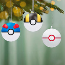 Load image into Gallery viewer, Pokémon Poké Ball Ornaments, Set of 6
