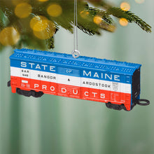 Load image into Gallery viewer, Lionel® Bangor &amp; Aroostook State of Maine Boxcar Metal Ornament
