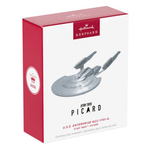 Load image into Gallery viewer, Star Trek™: Picard U.S.S. Enterprise NCC-1701-G Metal Ornament
