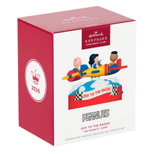 Load image into Gallery viewer, The Peanuts® Gang Off to the Races! Musical Ornament With Motion
