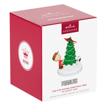 Load image into Gallery viewer, The Peanuts® Gang The Kite-Eating Christmas Tree Ornament With Light
