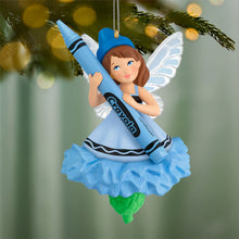 Load image into Gallery viewer, Crayola Cornflower Fairy Ornament
