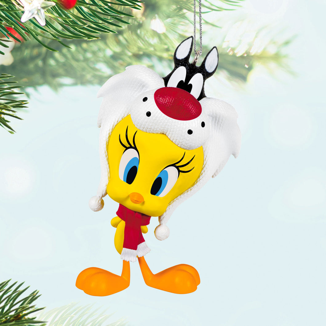 Looney Tunes™ Tweety™ Puddy Tat Hat Ornament