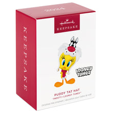Load image into Gallery viewer, Looney Tunes™ Tweety™ Puddy Tat Hat Ornament
